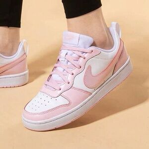 Nike Kids' Pink and White Sneakers